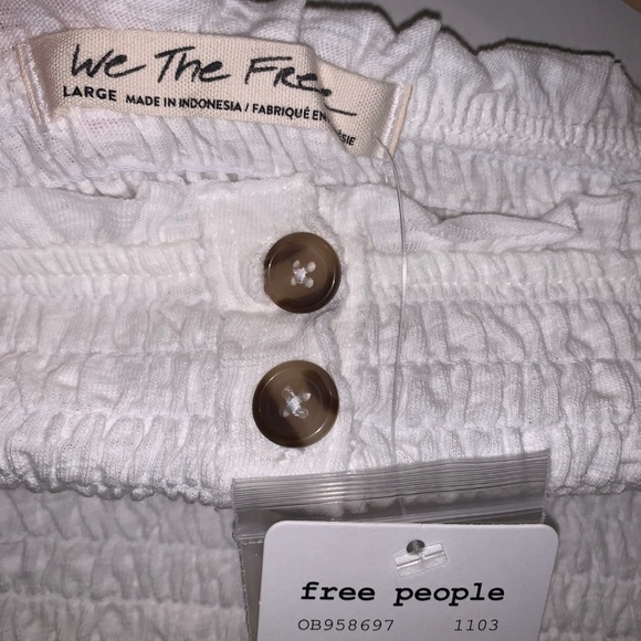 Free people white tube crop top (L) - Picture 6 of 6